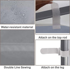 MASTERCANOPY SunWall Canopy Sidewall for 10x10 Slant Leg Canopy Tent, 1 Pack Sidewall Only (Gray)
