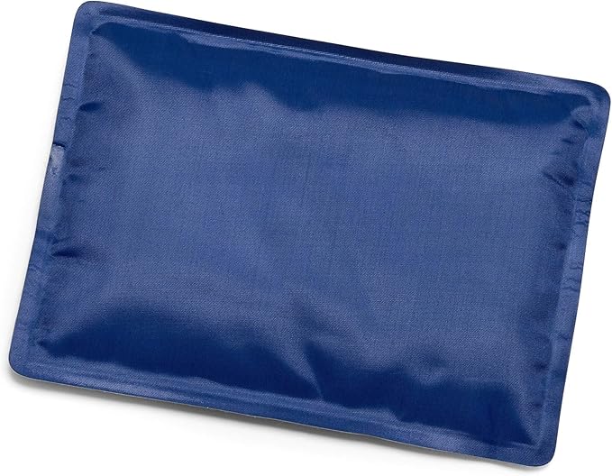 Cool Coolers by Fit & Fresh 2 Pack Soft Ice, Flexible Stretch Nylon Reusable Ice Packs for Lunch Boxes & Coolers, Geo & Navy