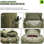 100L Camping Hiking Backpack,Molle military Tactical rucksack backpack,Waterproof Lightweight Hiking Backpack