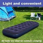 DIMAR GARDEN Single Size Air Mattress Inflatable Camping Bed Sleeping Pad,Include Hand Pump