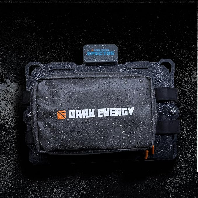 Dark Energy Spectre 18W Folding Solar Panel with Water-Resistant Molle Travel Bag for Electronics | Charge Any Device, Anywhere, Anytime via Solar Panel or Signature Series Wall and Car Adapters