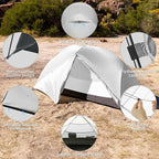 Naturehike Mongar Pro 1/2/3 Person Backpacking Tent,Waterproof Nylon Easy Setup Lightweight Camping Tent