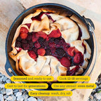 Lodge Boy Scouts of America Cast Iron Camp Dutch Oven, Pre-Seasoned, 6-Quart