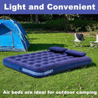 DIMAR GARDEN Full Size Camping Air Mattress Inflatable Bed with Pillow,Include Hand Pump