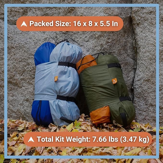 Haven Tents Lay Flat Hammock Tent - Waterproof Camping Hammock with Mosquito Net, Insulated Pad and Rainfly - Haven Tent, Haven XL, Haven Safari