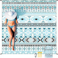 Beach Blanket Waterproof Sandproof Extra Large Beach Mat 79" X 83"/120"x108"for 1-8 Adults Quick Drying Durable Outdoor Picnic Mat for Beach Travel Camping Hiking
