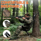 Outdoors Low Down Hunting Tree Seat,Adjustable Height,Camping Chair Turkey Hunting Chair Hunting Hammock Chair Portable and Light Weight Camping Stool on Tree