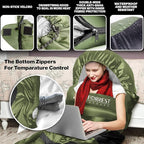 IFORREST Sleeping Bag - Single-Person Cold Weather Camping Sleep Bag for Adults and Teens - XXL 33in/ 40" - Extra-Wide & Warm for Big & Tall - All-Season Comfort