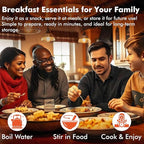 Numanna Family Pack with Meat Bucket 1,752 Servings | 12-Months Emergency Meals | Easy to Prepare for Everyday Use, Prepping & Camping | 25+ Year Shelf Life | Made in USA | Food-Grade Bucket