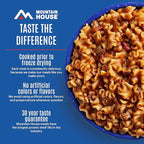 Mountain House Beef Lasagna & Freeze-Dried Food for Camping, 9 Servings, 30-Year Shelf-Life