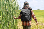 Xtreme Sight Line ~ AQUA RT~S Water-Proof Faraday Backpack ~ Sleek, Compact, Blocks RF and EMF ~ Red ~ 17" tall by 13.5" wide by 4.5" deep