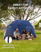 Sport-Brella Premiere XL UPF 50+ Umbrella Shelter for Sun and Rain Protection