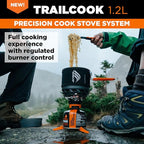 Jetboil TrailCook 1.2L Camping and Backpacking Stove Cooking System with Adjustable Heat Control, New for 2026
