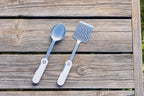 Stanley Wildfare Pro Stainless Steel Fold & Go Utensil Set | Folding Spatula and Spoon | Packable Outdoor Cookware | Camping Essentials for Your Camp Kitchen | BPA-Free | Pale Pebble & Stone