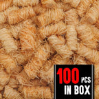 100 pcs Fire Starter - Natural Fire Starters for Campfires, Fire Pit, Pizza Oven, Fireplace, Smoker, BBQ, Pellet Stove & Wood - Fire Starters for Grill, Charcoal Starter