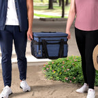 OPUX Cooler Bag, 48/60 Cans Insulated Soft Collapsible Portable Cooler, Soft Sided Leakproof Cooler for Beach Camping with Shoulder Strap, Ice Chest for Travel Road Trip Picnic
