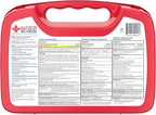 All-Purpose Portable Compact First Aid Kit for Minor Cuts, Scrapes, Sprains & Burns, Perfect for Home, Car, Travel, Camping Essentials & Outdoor Emergency Kit, 160 Piece