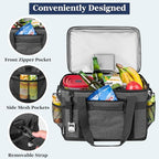 OPUX Cooler Bag, 48/60 Cans Insulated Soft Collapsible Portable Cooler, Soft Sided Leakproof Cooler for Beach Camping with Shoulder Strap, Ice Chest for Travel Road Trip Picnic