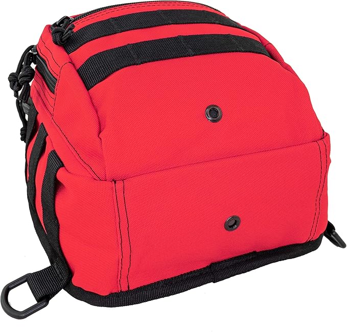 LINE2design First Aid Sling Backpack - Tactical EMS & Outdoor Rescue Bag - Red