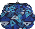 ALLCAMP Picnic Basket - Insulated Cooler, Thickening Foldable Picnic Basket with Removable Baskets & Sewn-in Frame, Basket for House Warming Gifts New Home(Triangle Pattern)
