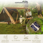 Mouflon Glamping Tent for 3 People – Outdoor Camping Tent – Perfect for Festivals, Glamping – Lightweight Cotton Tent with 360° Panoramic View | Luxury 3-Person Tent