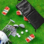 Golf Cooler Bag Golf Cooler Sleeve - Holds 6 Beer Cans or 2 Wine Bottles Cold Golf Accessories Gifts for Men Dad Husband, Insulated Beer Cooler for Golfing, Beach Days, Picnic