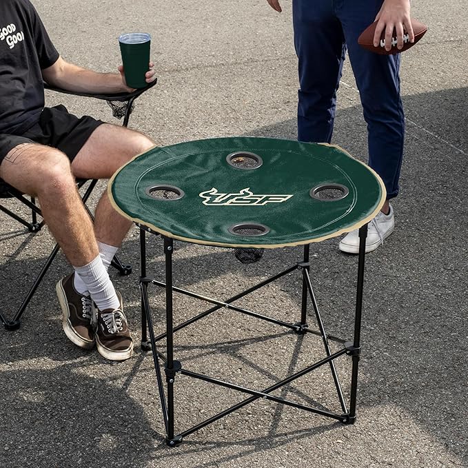 Logo Brands Officially Licensed NCAA Unisex Round Table, One Size, Team Color