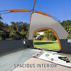 Tents for Camping 4 Person Tent Waterproof Windproof Double Layer Camping Tent, Easy Setup Dome Tent with Large Mesh Windows & Wider Door for Outdoor Camping & Hiking