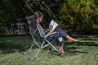 Picnic TIME NCAA Unisex-Adult NCAA Outdoor Rocking Camp Chair, XL Heavy Duty Camping Chair for Adults