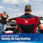 Kijaro Sports Fan Folding Chair, 26" L x 35.5" W x 37" H, Atlanta Falcons