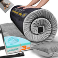 3 Inch Memory Foam Camping Mattress, Dual Layer Thick Sleeping Camp Pad for Car Tent Cot, Roll-Up Portable Glamping Floor Bed for Guests Sleepover