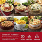 Legacy Food Storage 60 Serving Emergency Food Supply Bucket, 12 Entrees, 23,400 Total Calories, Shelf Stable Lunch & Dinner, Freeze Dried Survival Meals for MRE Camping, Hiking, Prepping