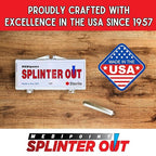 Splinter Out Splinter Remover 10 Count (Pack of 1) | Fast, Painless Splinter Removal | Essential First Aid for Home, Work, Travel & Camping | Ideal for Hiking, Woodworking, Gardening & Outdoors