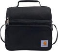 Carhartt Camping Cooler,Worksite Lunchbox,Soft Shell Lunch Bag for Construction Sites,Work and Everyday Use,Black,(Pack of 8)