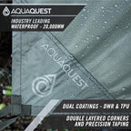 AquaQuest Safari Tarp – Lightweight Waterproof (5,000mm) Seam-Taped Ripstop Rain Fly for Backpacking, Thru-Hiking & Hammock Camping