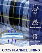 Sportneer Sleeping Bags for Adults, 0 Degree Sleeping Bag XL Flannel Winter Cold Weather Sleeping Bag with Detachable Hood Compression Sack for Camping, Backpacking, Hiking