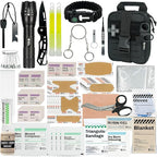 RHINO RESCUE Survival First Aid Kit, HSA/FSA Eligible, Emergency Kit Molle Pouch IFAK Medical Kit for Vehicles Car Camping Backpacking Hiking Hunting