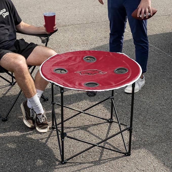 Logo Brands Officially Licensed NCAA Unisex Round Table, One Size, Team Color