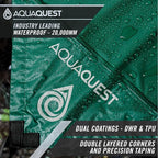 AquaQuest Safari Tarp – Lightweight Waterproof (5,000mm) Seam-Taped Ripstop Rain Fly for Backpacking, Thru-Hiking & Hammock Camping
