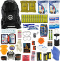 Sustain Supply 2-Person Fire & Blackout Emergency Deluxe Kit – 72-Hour Survival Backpack with Food, Water, 107-Piece First Aid Kit, Power Station, Tent & Safety Gear for Disaster Preparedness