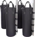 140 LBS Zipper Top Sand Bags for Canopy Legs (Without Sand) Sand Bags for Weight - Sandbags for Gazebo Legs, Pop Up Canopy Tent Weights - Canopy Weight Bags, Set of 4
