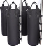 140 LBS Zipper Top Sand Bags for Canopy Legs (Without Sand) Sand Bags for Weight - Sandbags for Gazebo Legs, Pop Up Canopy Tent Weights - Canopy Weight Bags, Set of 4