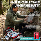 556 Piece Premium Large First Aid Kit, Survival Medical First Aid Bag – Labelled Compartments, Workplace Essential, Home & Sports, Molle Tactical Rip-Away Design, First Responders' Choice for Trauma