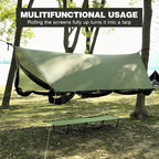 REDCAMP Large Hammock Hot Tent with Stove Jack, Waterproof & Windproof Winter Wall Tent with Snow Skirt, Ultralight 4 Season Tents for Camping, Hiking, Bushcraft, Backpacking, Hunting