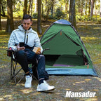 2 Person Camping Dome Tent,Waterproof Lightweight Portable Tents for Outdoor Camping Hiking Travel
