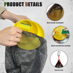 Scout Camping Mess Kit for Person Boy Scout Dishes Set Girl Scout Mess Kit with Mesh Bag Reusable Light Weight Eating Utensils Plastic Camping Cutlery Set for Travel Camp