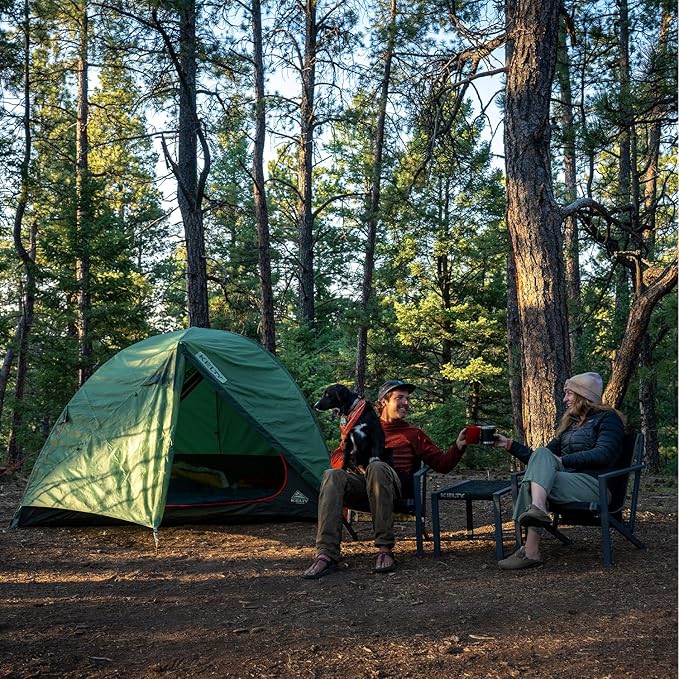 Kelty Wireless Freestanding Camping Tent, 2 4 or 6 Person Size, Huge Interior and Peak Height, Intuitive + Easy to Pitch, Color Coded Setup