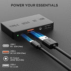 MARBERO Portable Solar Panel 30W Solar Panel Charger 23% High Efficiency Foldable Solar Panels QC3.0 USB & DC Port Compatible with Cell Phone Ipad Laptop IP65 Waterproof for Camping Outdoor Cloudy