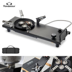 Pandatour Camping IGT 0.5UNT Gas Stove Folding Outdoor Camping Equipment Table Stove One lick Ignite High Firepower Burner