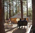 DOD Takenoko Bell Tent – Luxury 4-Season Glamping Tent | 150 sq ft Spacious Interior, Removable Floor, Canvo™ Roof, Mesh Walls, Full 360° Access | Premium Family Camping Shelter